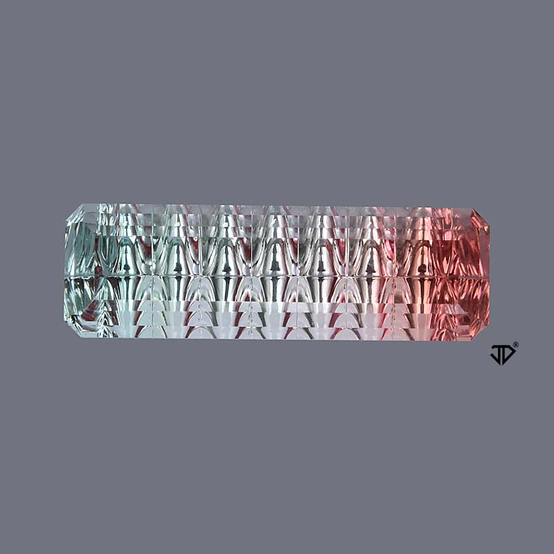 California Bicolor Tourmaline gemstone