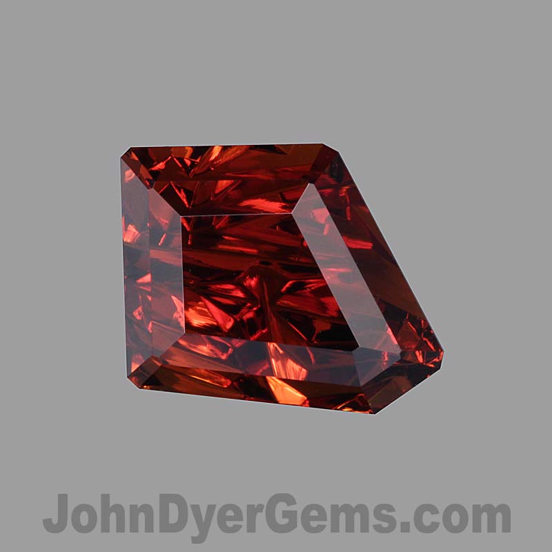 Brown Orange Tourmaline gemstone