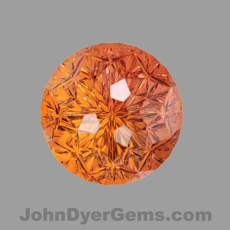 Orange Citrine gemstone