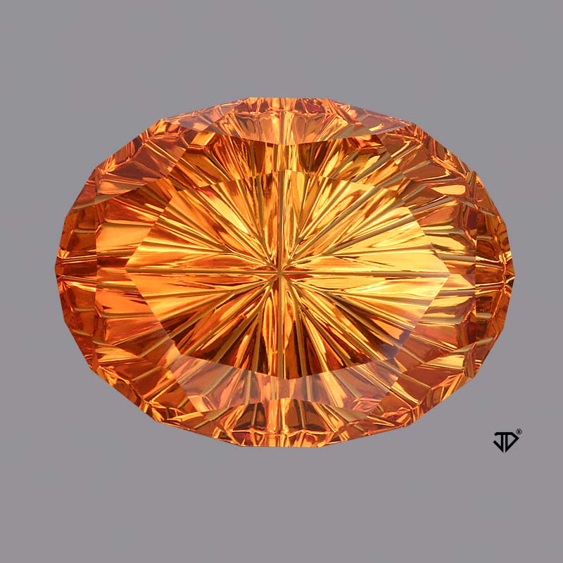  Citrine gemstone