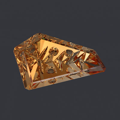  Citrine gemstone