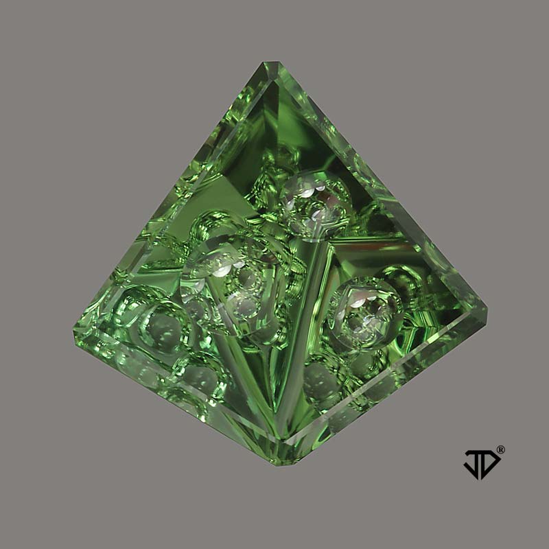 Chrome Tourmaline gemstone