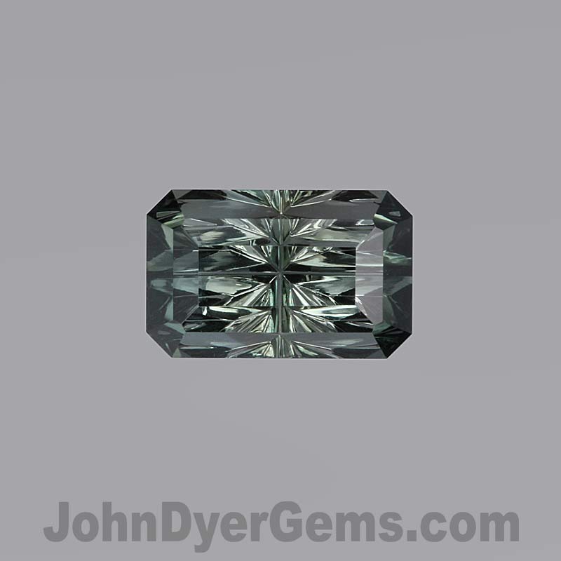 Gray Green Tourmaline gemstone