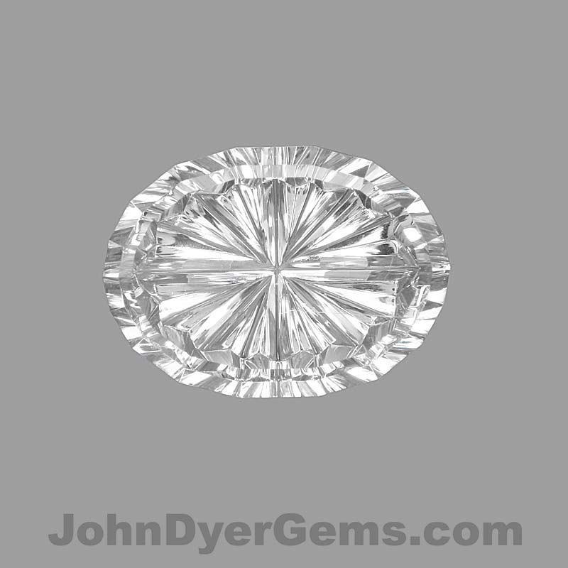 White Montana Sapphire gemstone