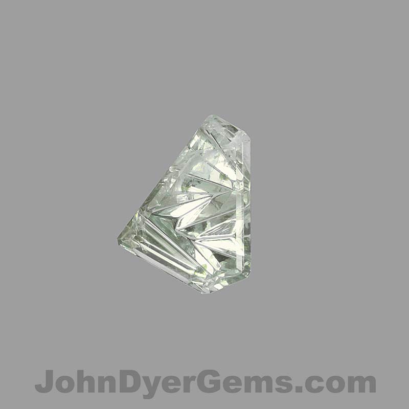 Light Green Montana Sapphire gemstone