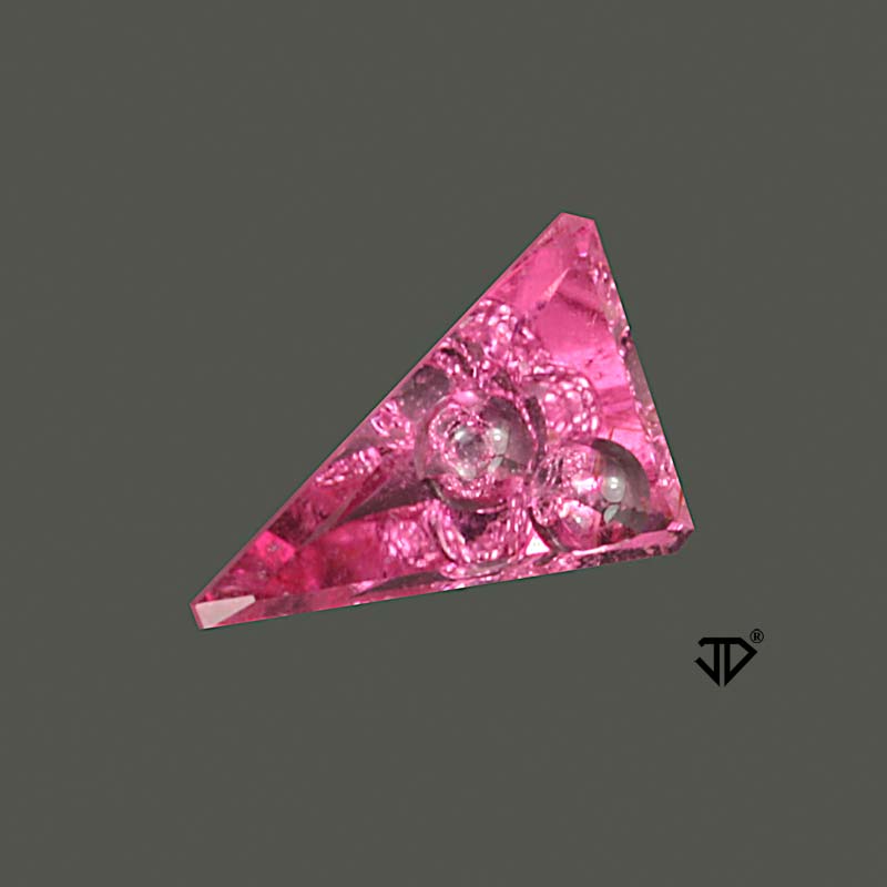 Hot Pink Tourmaline gemstone