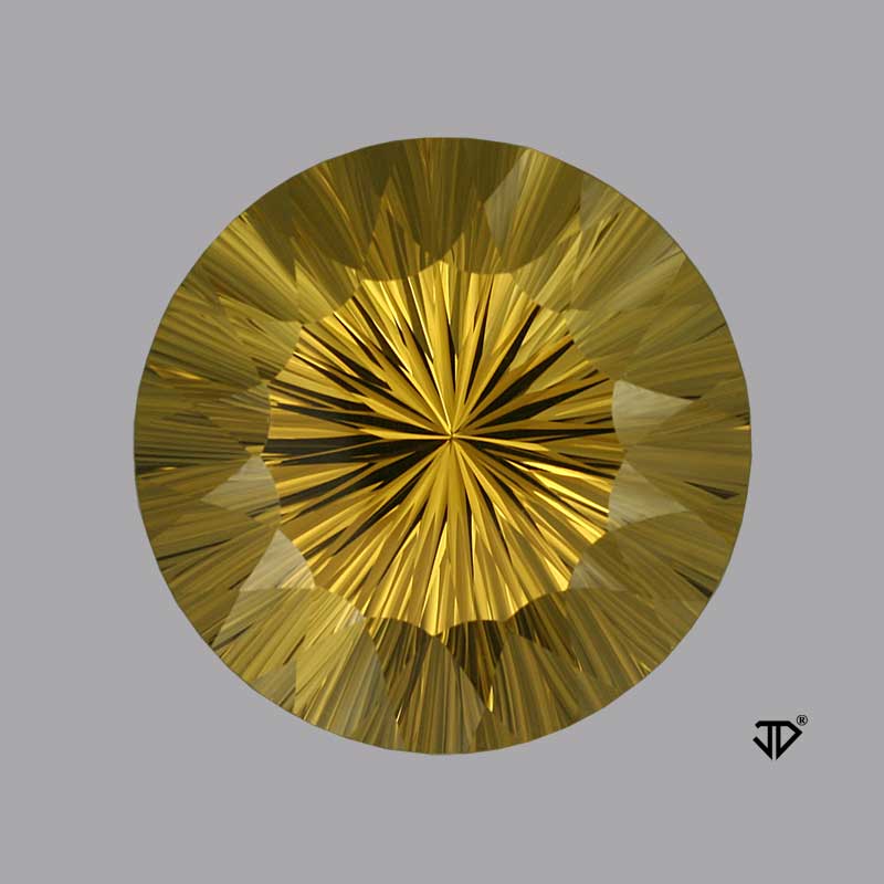 Lime Citrine gemstone