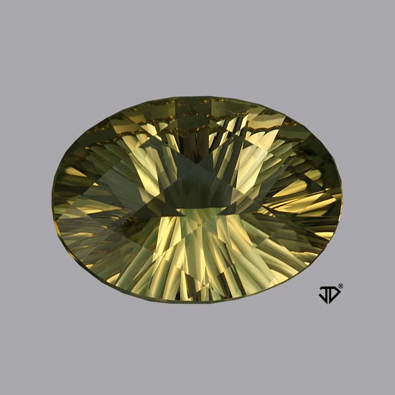 Lime Citrine gemstone