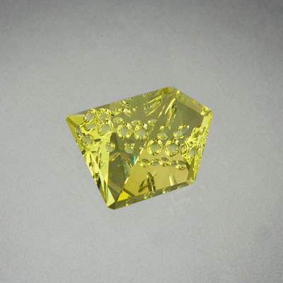 Lime Citrine gemstone