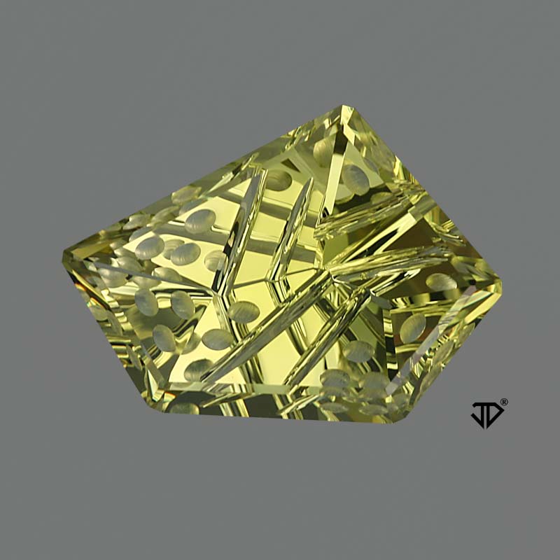 Lime Citrine gemstone