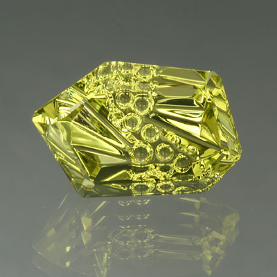 Lime Citrine gemstone