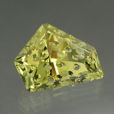 Lime Citrine gemstone