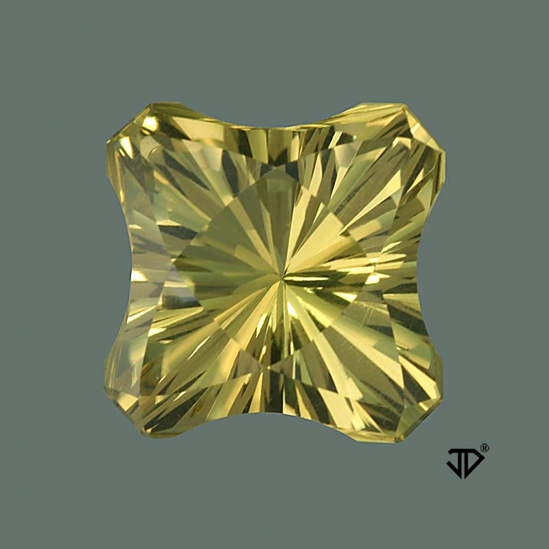 Lime Citrine Gemstone 17.18ct John Dyer/Precious Gemstones Co. Catalog