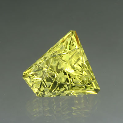 Lime Citrine gemstone
