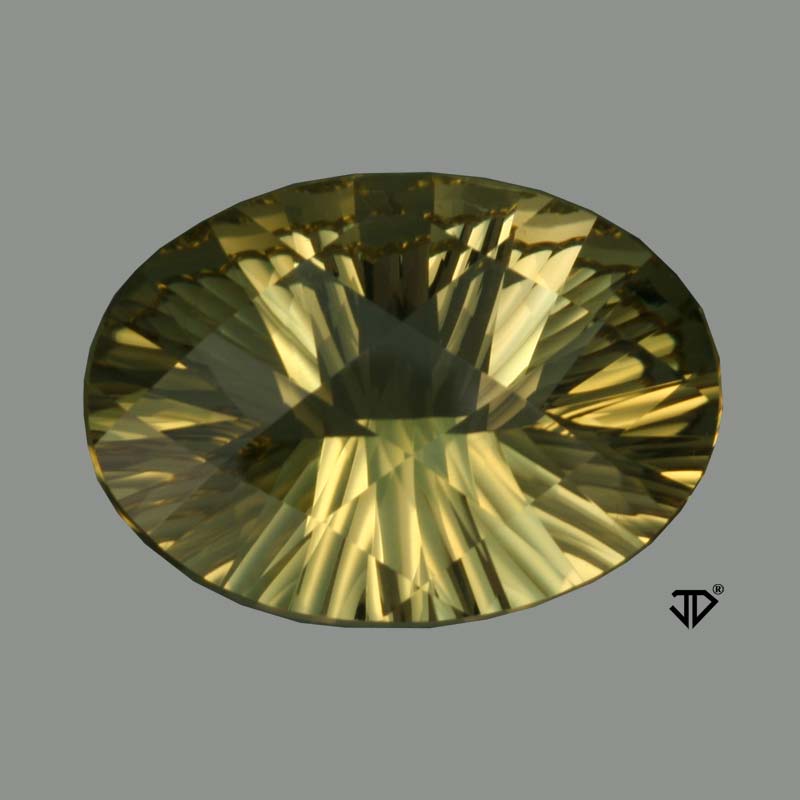 Lime Citrine gemstone