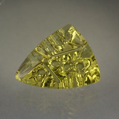 Lime Citrine gemstone