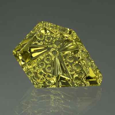 Lime Citrine gemstone