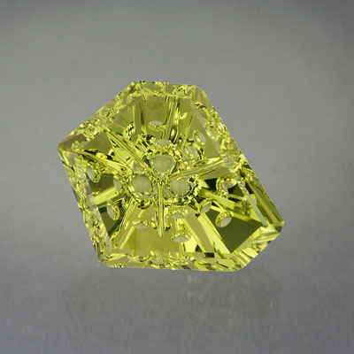 Lime Citrine gemstone