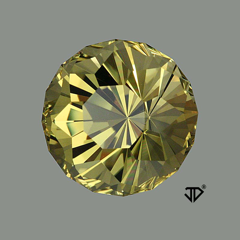 Lime Citrine Gemstone 30.69ct John Dyer/Precious Gemstones Co. Catalog