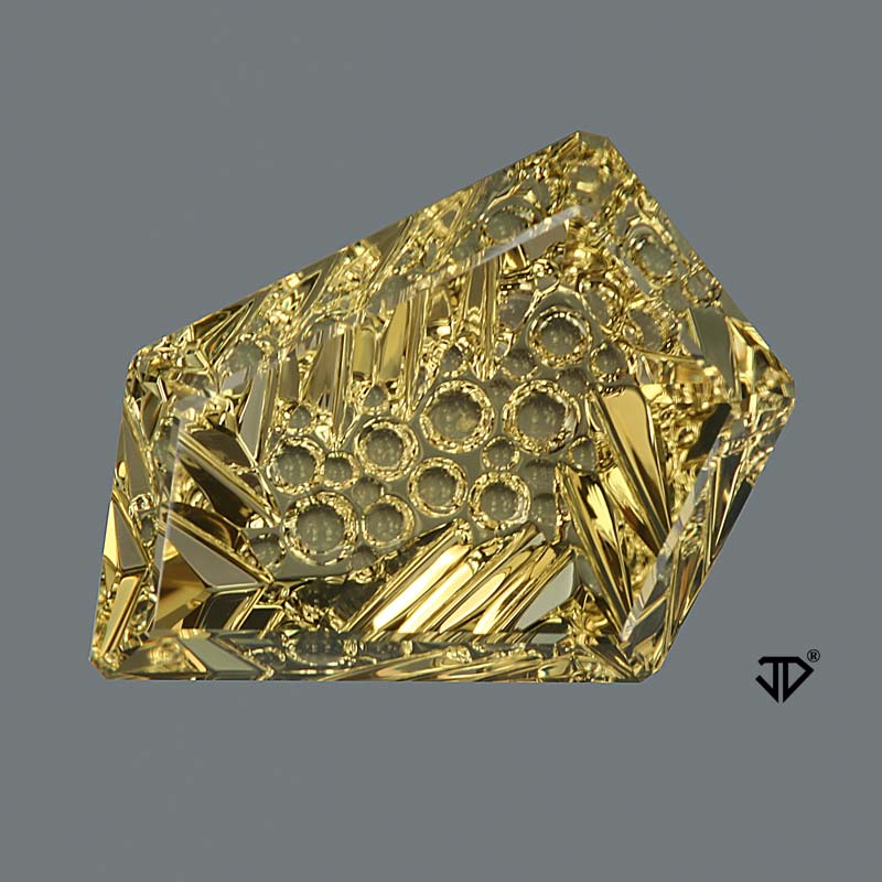 Lime Citrine gemstone
