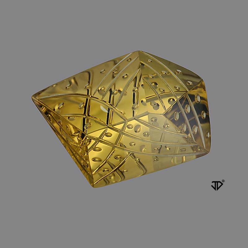 Lime Citrine gemstone