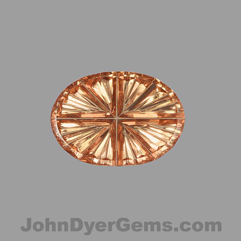 Orange Sapphire gemstone