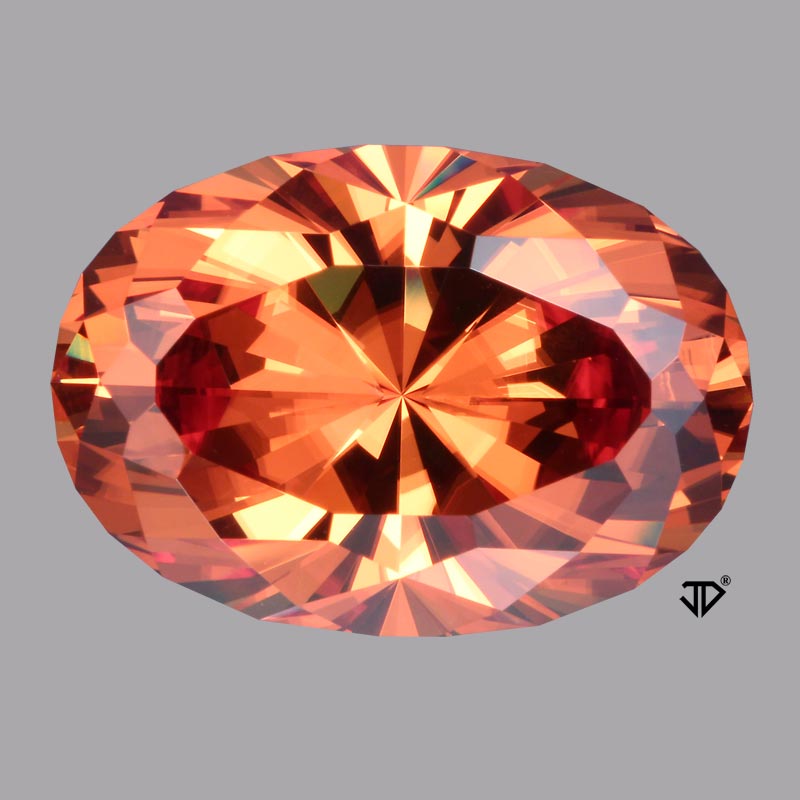 Orange Zircon gemstone