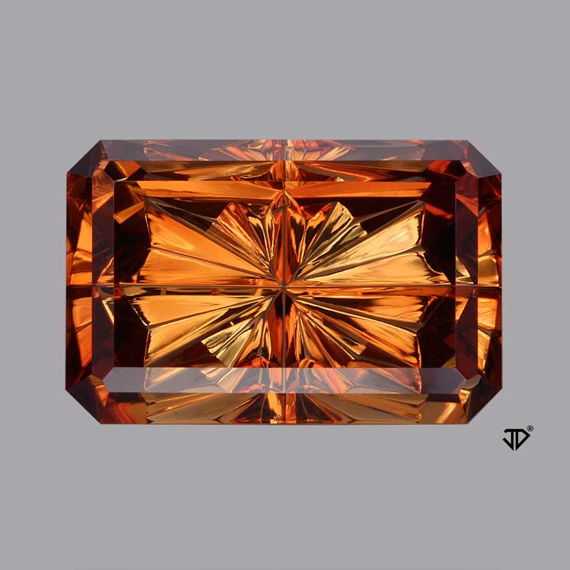 Orange Tourmaline gemstone