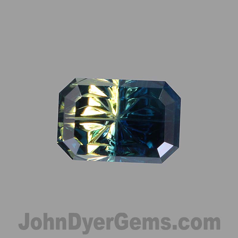 Parti Color Australian Sapphire gemstone