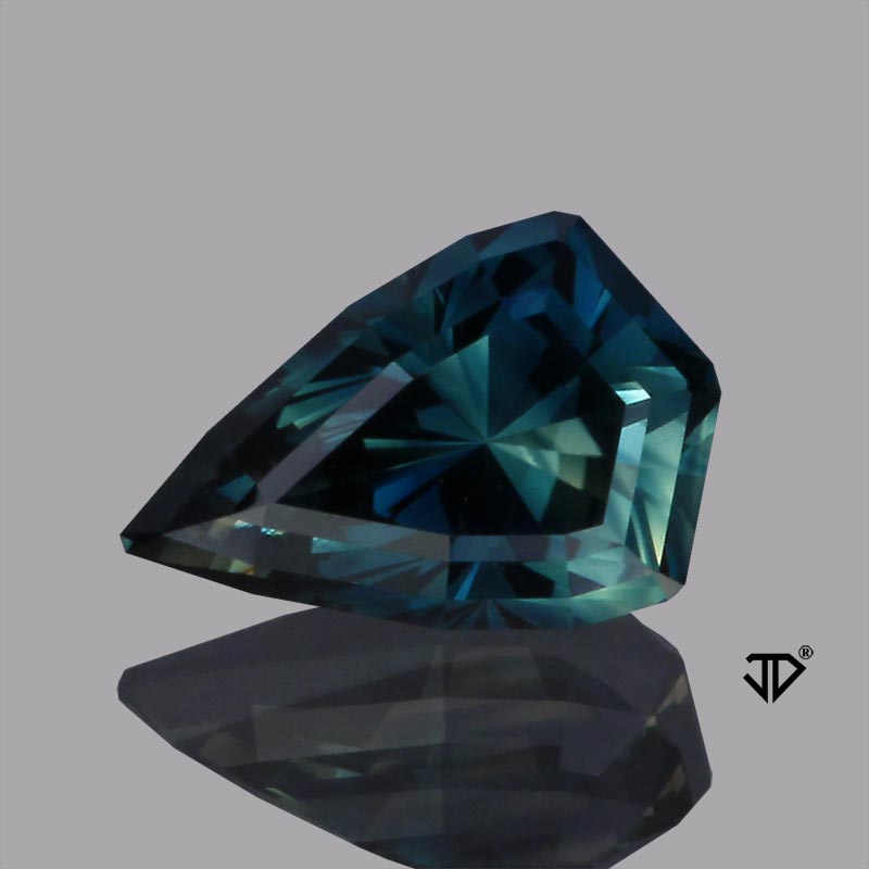 Parti Color Australian Sapphire gemstone