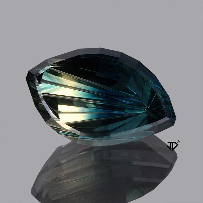 Parti Color Australian Sapphire gemstone