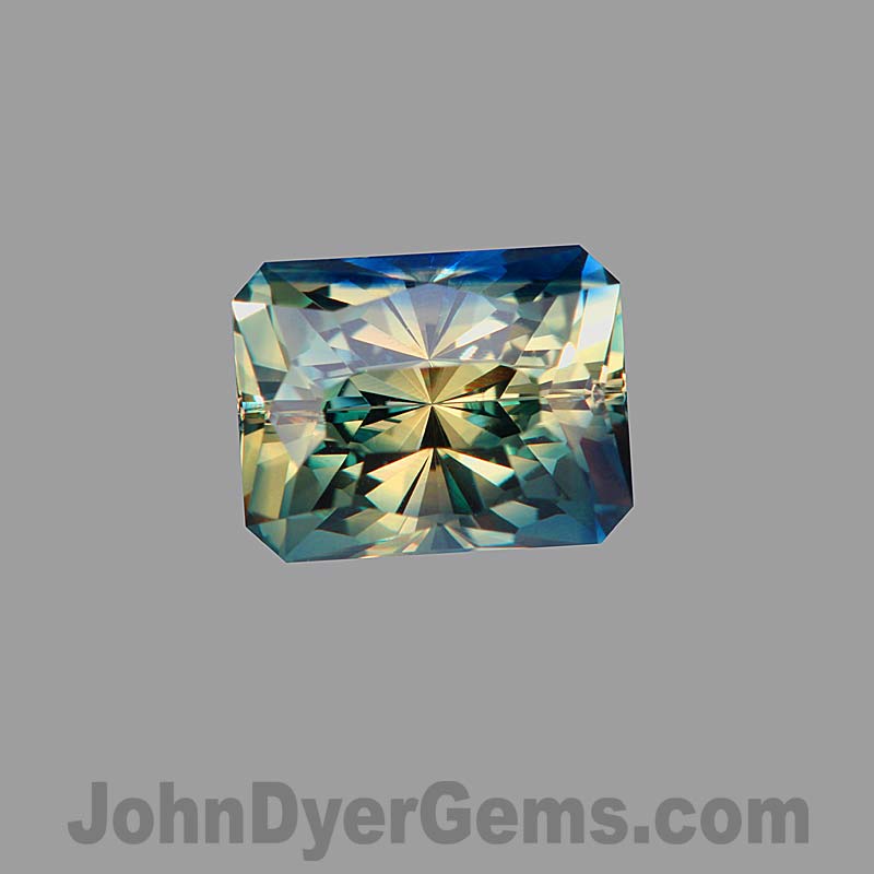 Parti Color Australian Sapphire gemstone