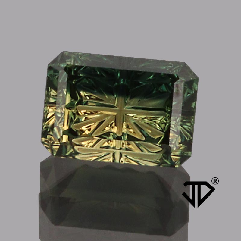 Parti Color Sapphire gemstone