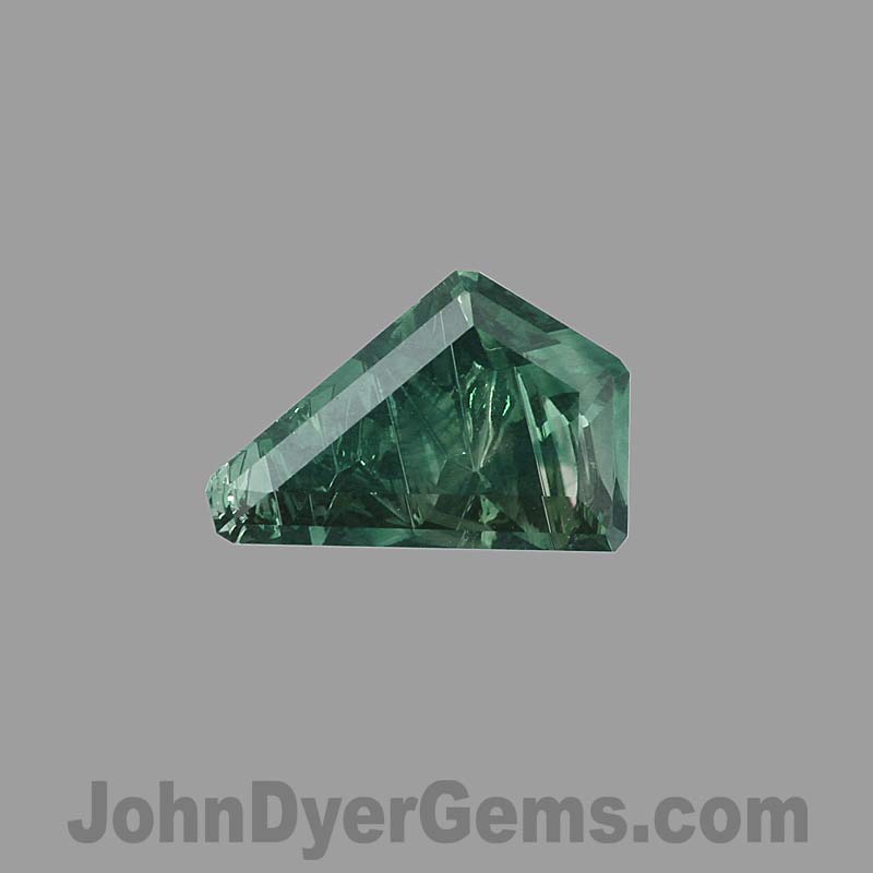 Parti Color Green Australian Sapphire gemstone