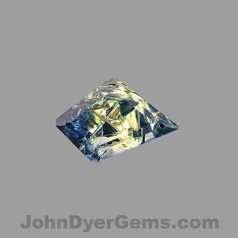 Parti Color Australian Sapphire gemstone