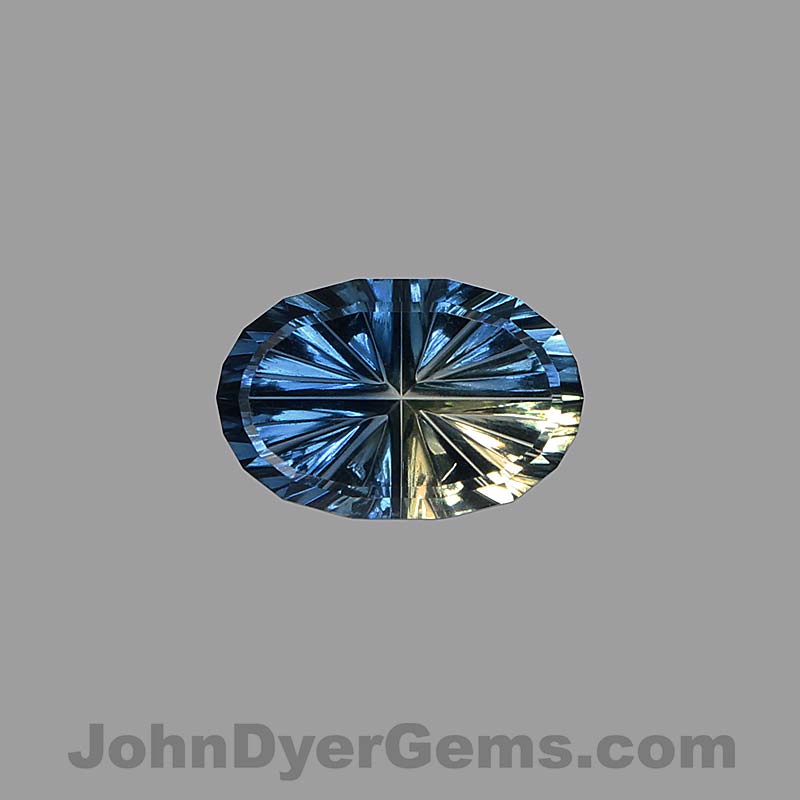 Parti Color Australian Sapphire gemstone
