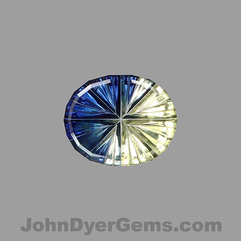 Parti Color Australian Sapphire gemstone