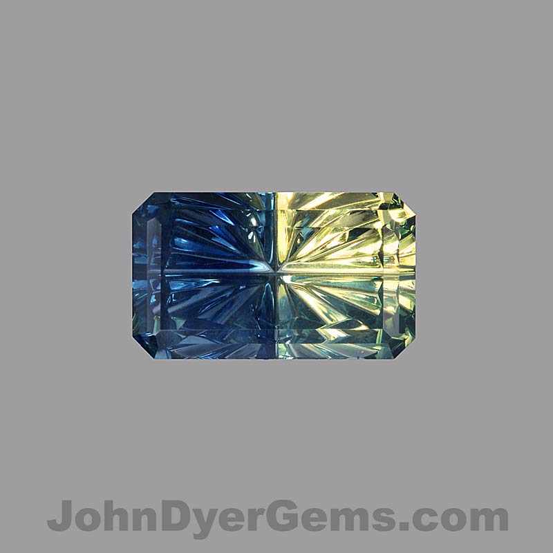 Parti Color Australian Sapphire gemstone
