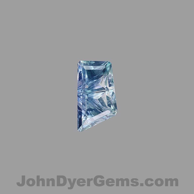 Parti Color Montana Sapphire gemstone