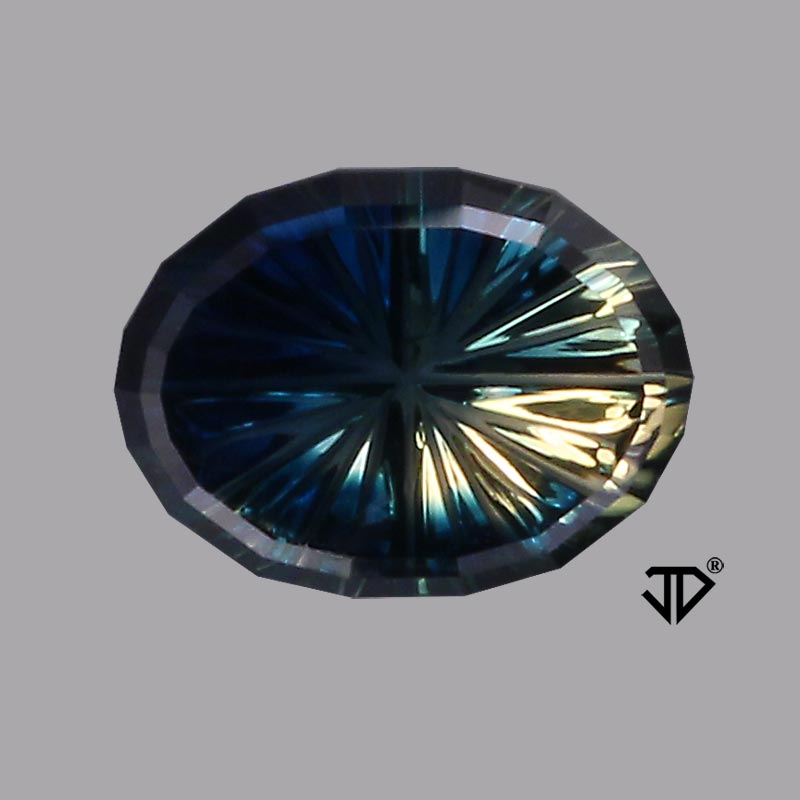 Parti Color Australian Sapphire gemstone