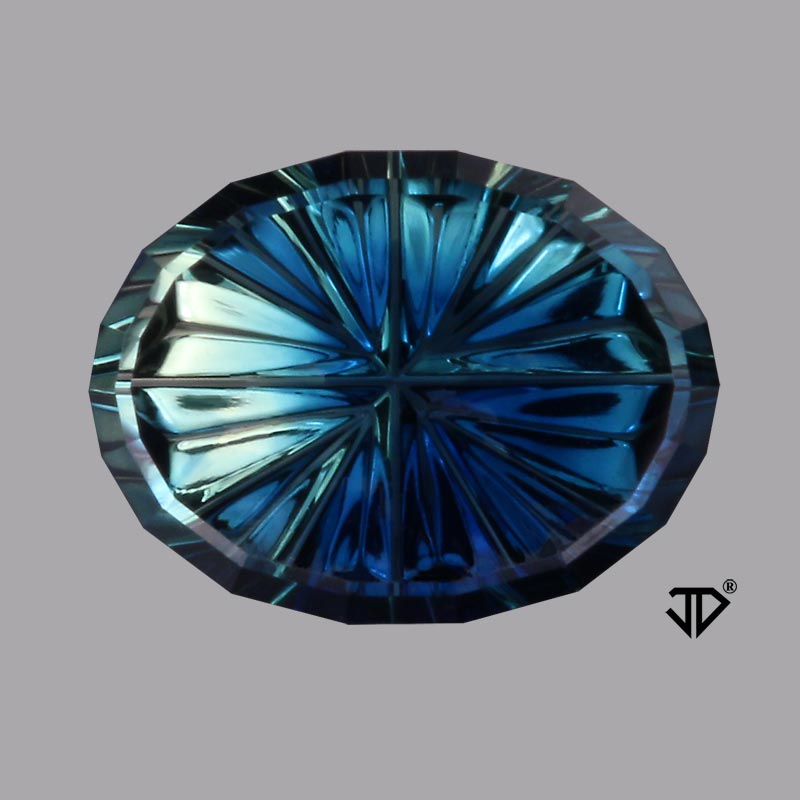 Parti Color Australian Sapphire gemstone