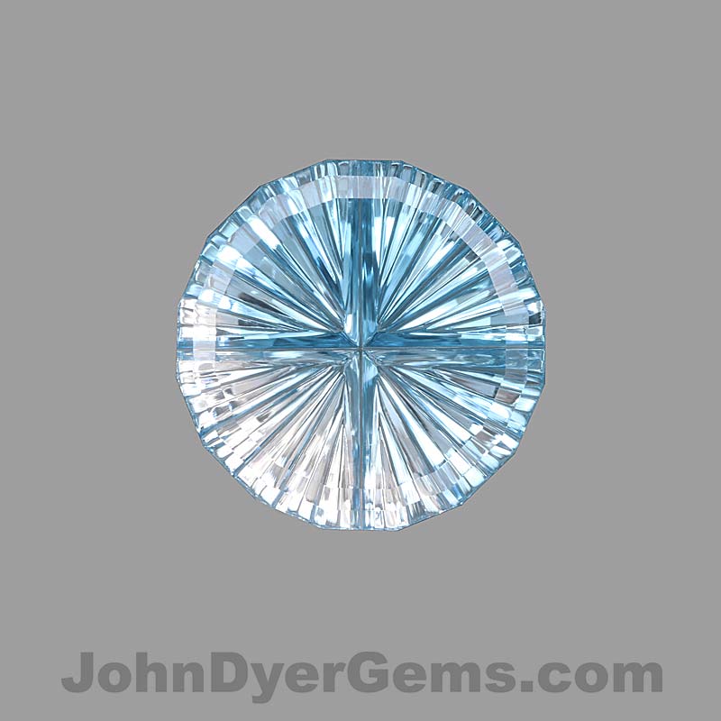 Bicolor Blue Zircon gemstone