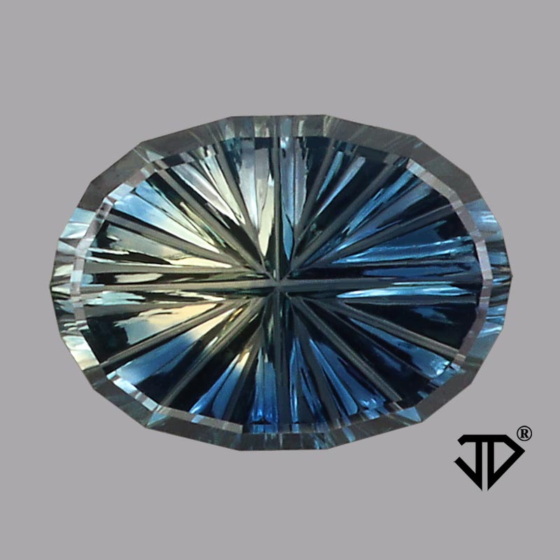 Parti Color Australian Sapphire gemstone