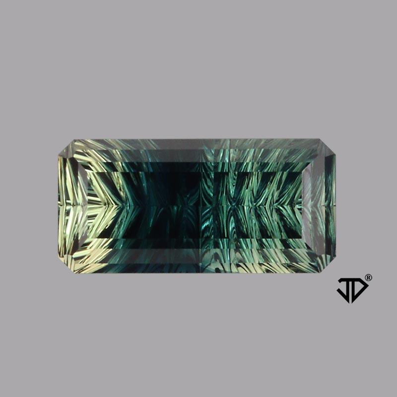 Parti Color Australian Sapphire gemstone