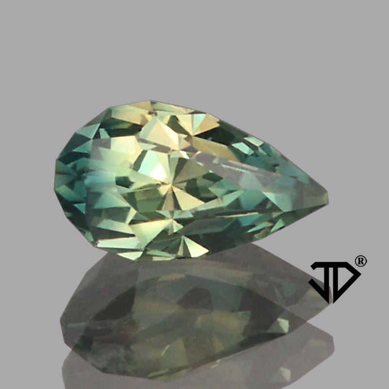 Parti Color Sapphire gemstone
