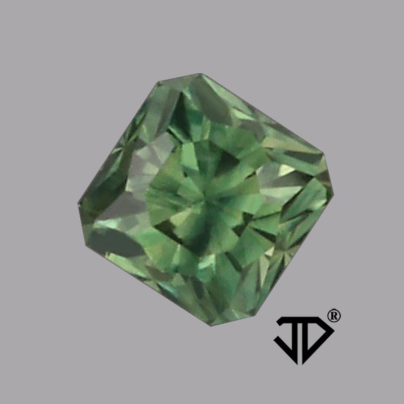 Sapphire Square 1.21 carat Green Photo