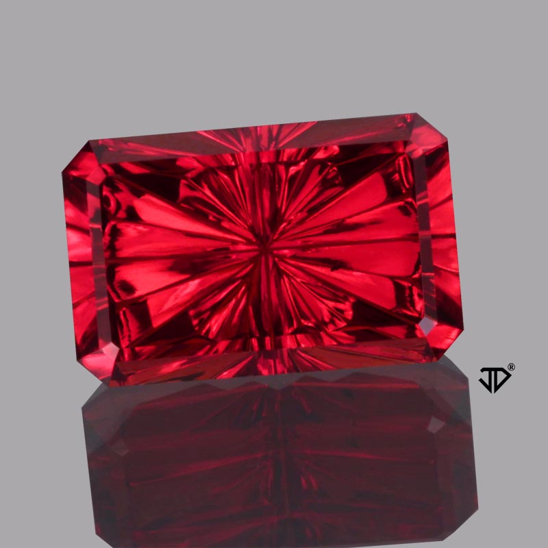 Rose Malaya Garnet gemstone