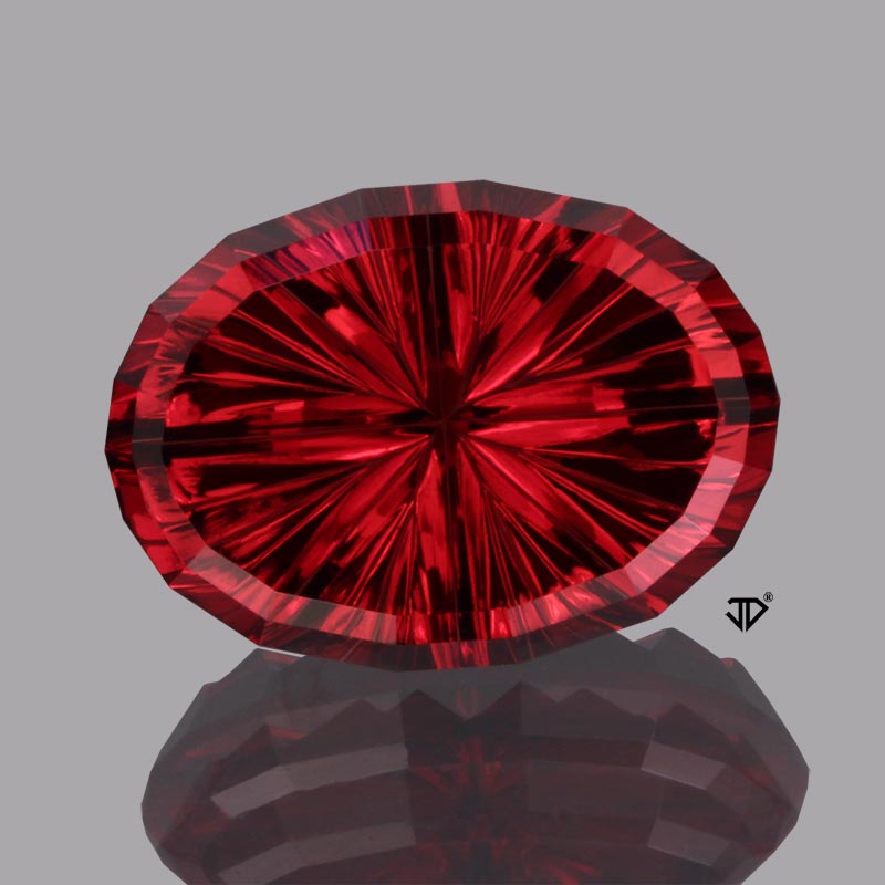 Rose Malaya Garnet gemstone