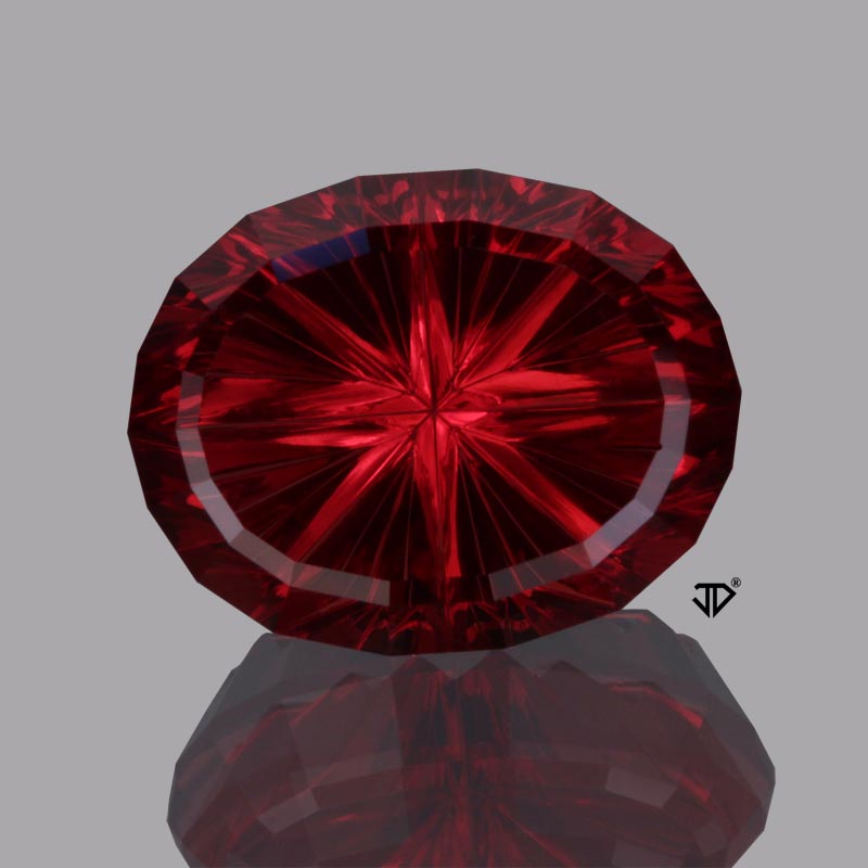 Rose Malaya Garnet gemstone