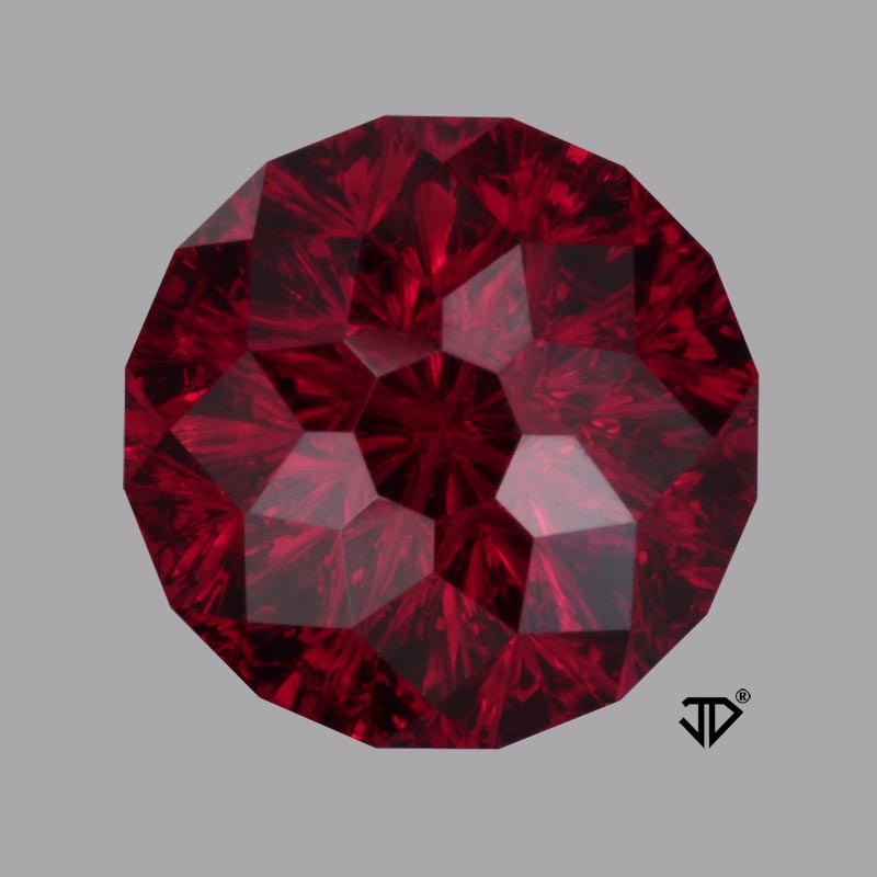 Rose Malaya Garnet gemstone